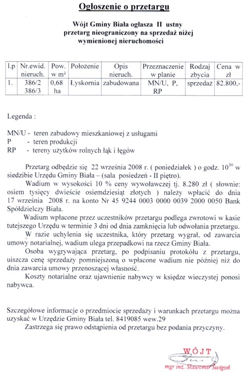 Zdjęcie Ogłoszenie o przetargu _012_133540