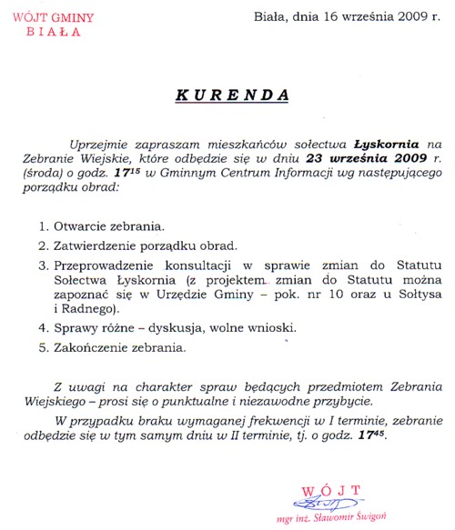 Zdjęcie Kurenda Łyskornia _012_180469