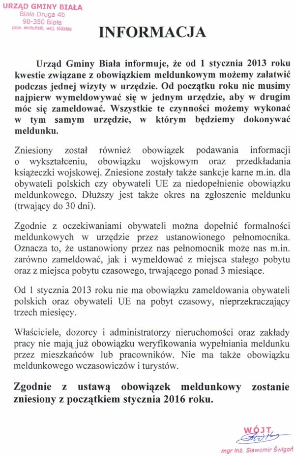 Zdjęcie Informacja dotycząca obowiązku meldunkowego _012_352800