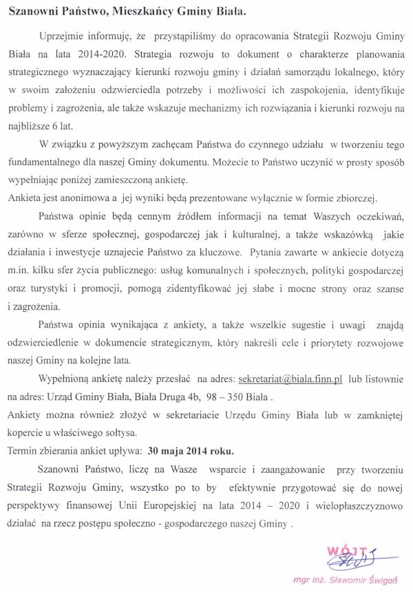 Zdjęcie Strategia Rozwoju Gminy Biała na lata 2014-2020 _012_399677