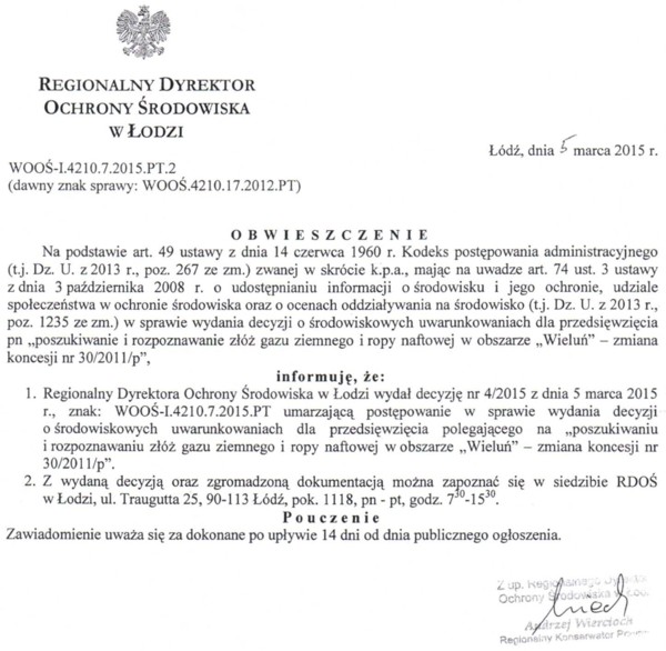 Zdjęcie Obwieszczenie Regionalnego Dyrektora Ochrony Środowiska _012_442518