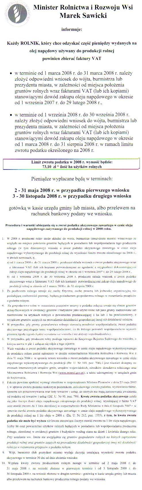 Zdjęcie Informacja nt procedury i warunków ubiegania się o zwrot podatku akcyzowego _016_134436