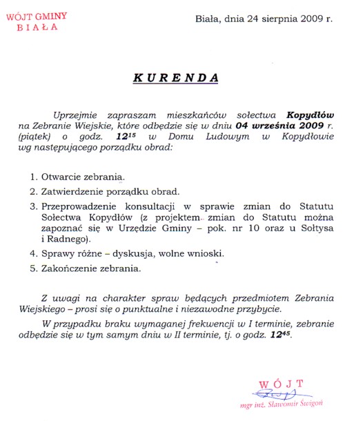 Zdjęcie Kurenda - Kopydłów _019_177746