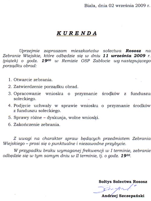 Zdjęcie Kurenda - Rososz _019_178946