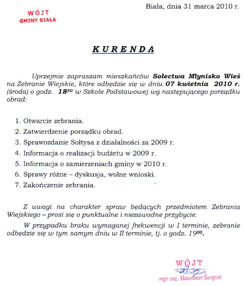 Zdjęcie Kurenda - Młynisko Wieś _019_199751
