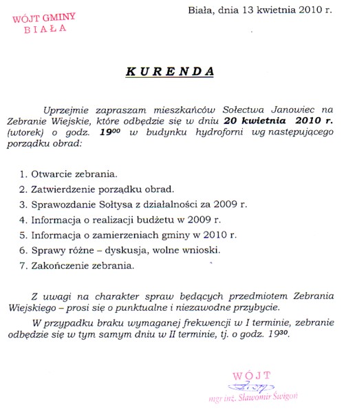 Zdjęcie Kurenda - Janowiec _019_201120