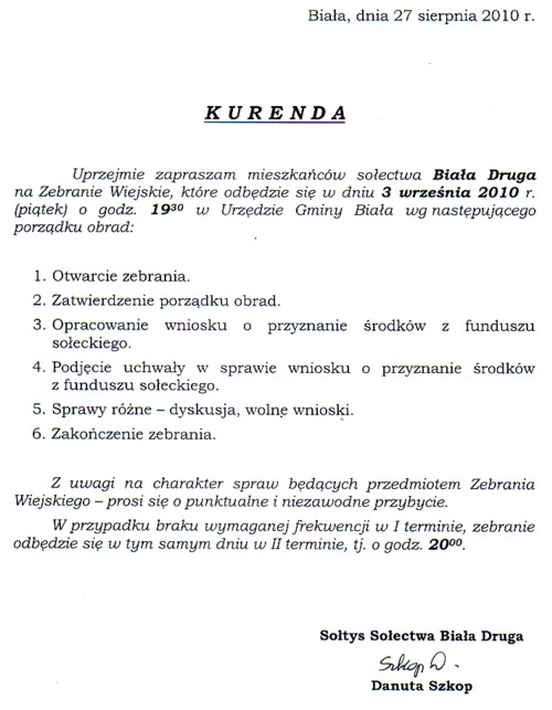 Zdjęcie Kurenda Biała Druga _019_214431