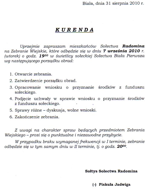 Zdjęcie Kurenda Radomina _019_214822