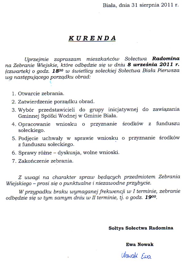 Zdjęcie Kurenda - Radomina _019_263585