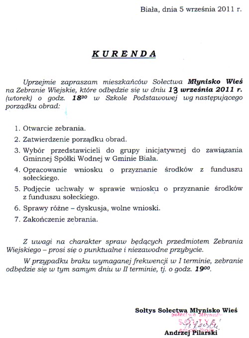 Zdjęcie Kurenda -Młynisko Wieś _019_264467