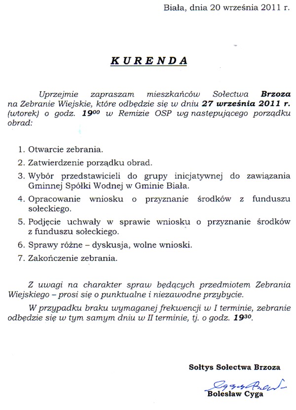 Zdjęcie Kurenda - Brzoza _019_267191
