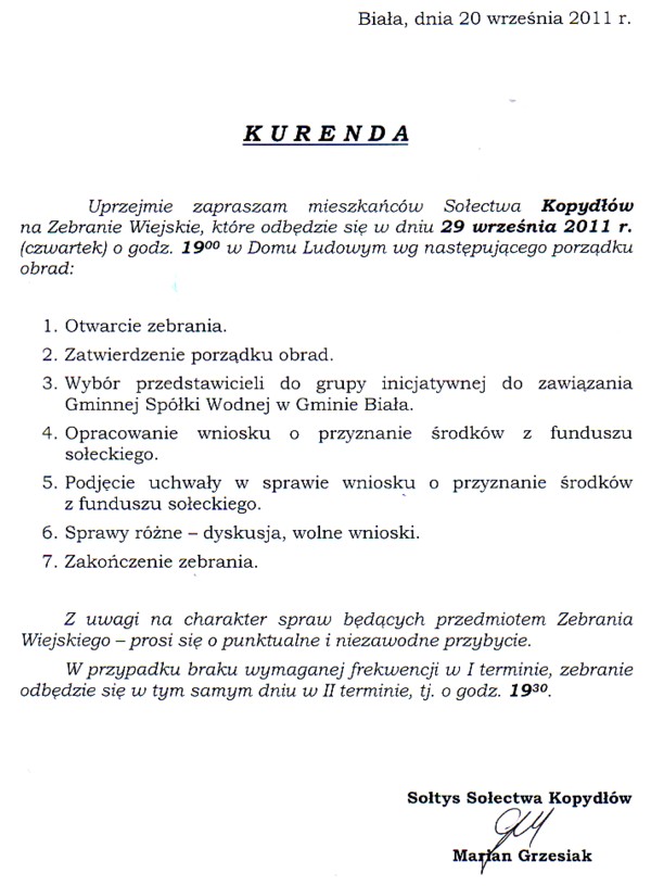 Zdjęcie Kurenda - Kopydłów _019_267192