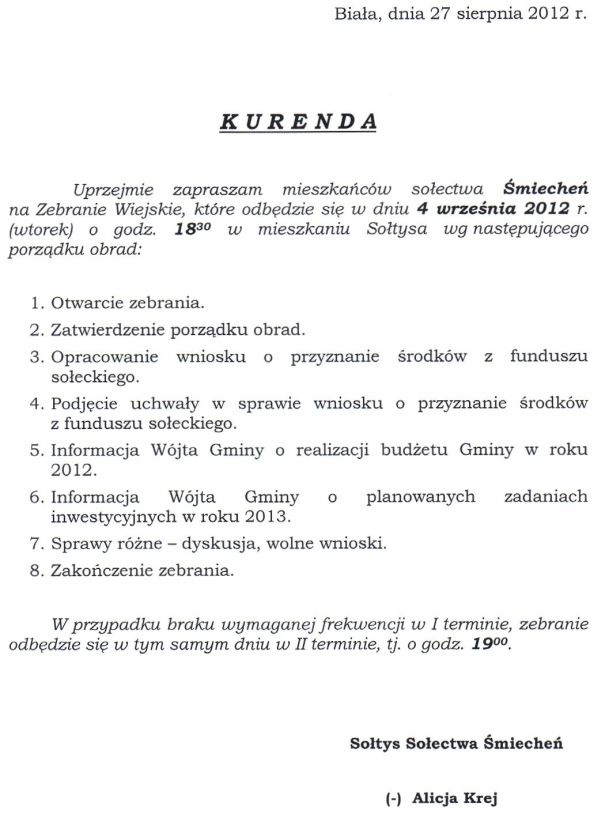 Zdjęcie Kurenda - Śmiecheń _019_311985