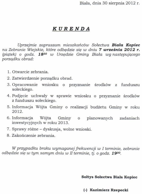 Zdjęcie Kurenda - Biała Kopiec _019_312157