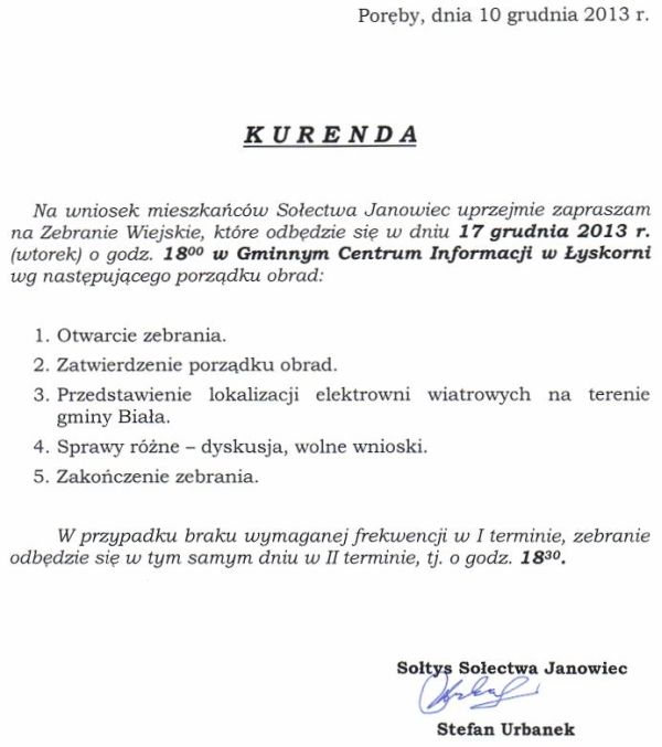 Zdjęcie Kurenda - Zebranie Wiejskie _019_377691